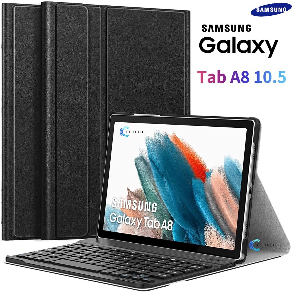 เกี่ยวกับ [แป้นไทย] เคสคีย์บอร์ด Samsung Galaxy Tab A8 2022 10.5 นิ้ว SM-X205 SM-X200 Keyboard Case English/Thai