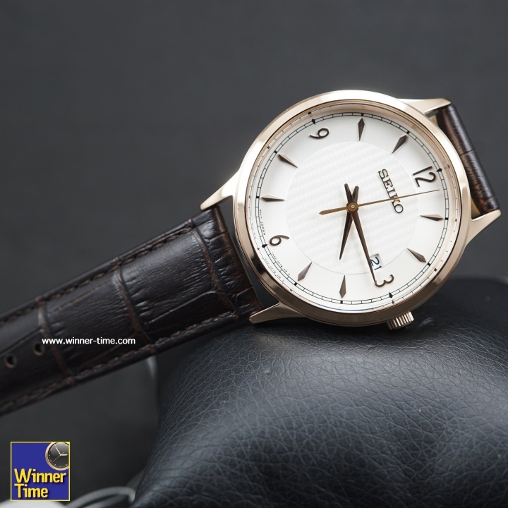 Winner Time นาฬิกา SEIKO Quartz SGEH86 Analog Men's Watch รับประกันบริษัท  ไซโก ประเทศไทย 1 ปี 