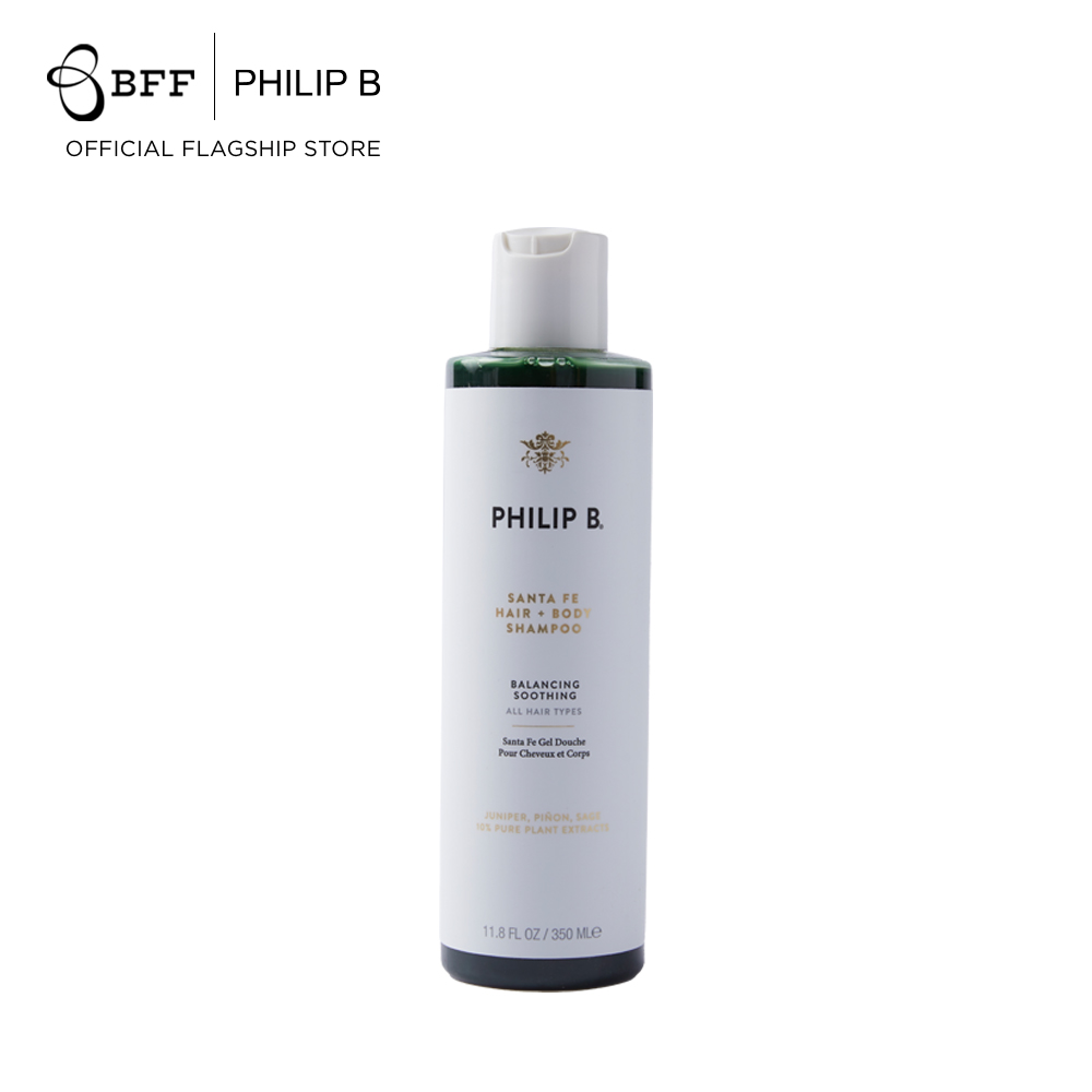 Philip B. - Santa Fe Hair + Body Shampoo แชมพูลดผมร่วง (ผมร่วง, ลดผมหงอก, เชียบัตเตอร์, ผมนุ่ม, บำรุงหนังศีรษะ) ราคา 6,700 บาท*ส่งฟรี