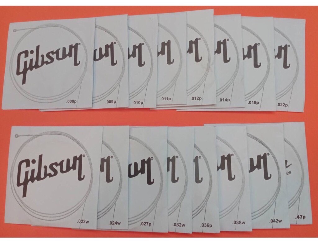 Gibson สายกีตาร์ สายปลีก โปร่ง และ สายกีตาร์ ไฟฟ้า พร้อมส่ง ?? ส่งเร็ว ??
