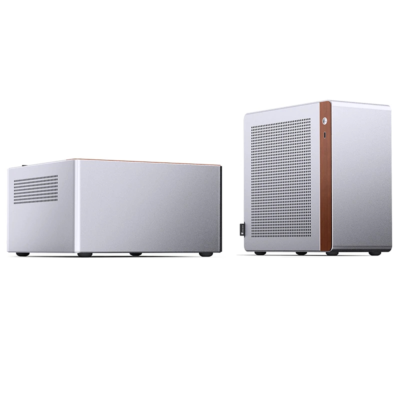 Jonsbo N10 Mini-Itx Case 4.5L, Aluminum + Walnut Wood, Nas/Apu Cable, Can Hold 4 Ssds. ราคา 2,020 บาท*ส่งฟรี