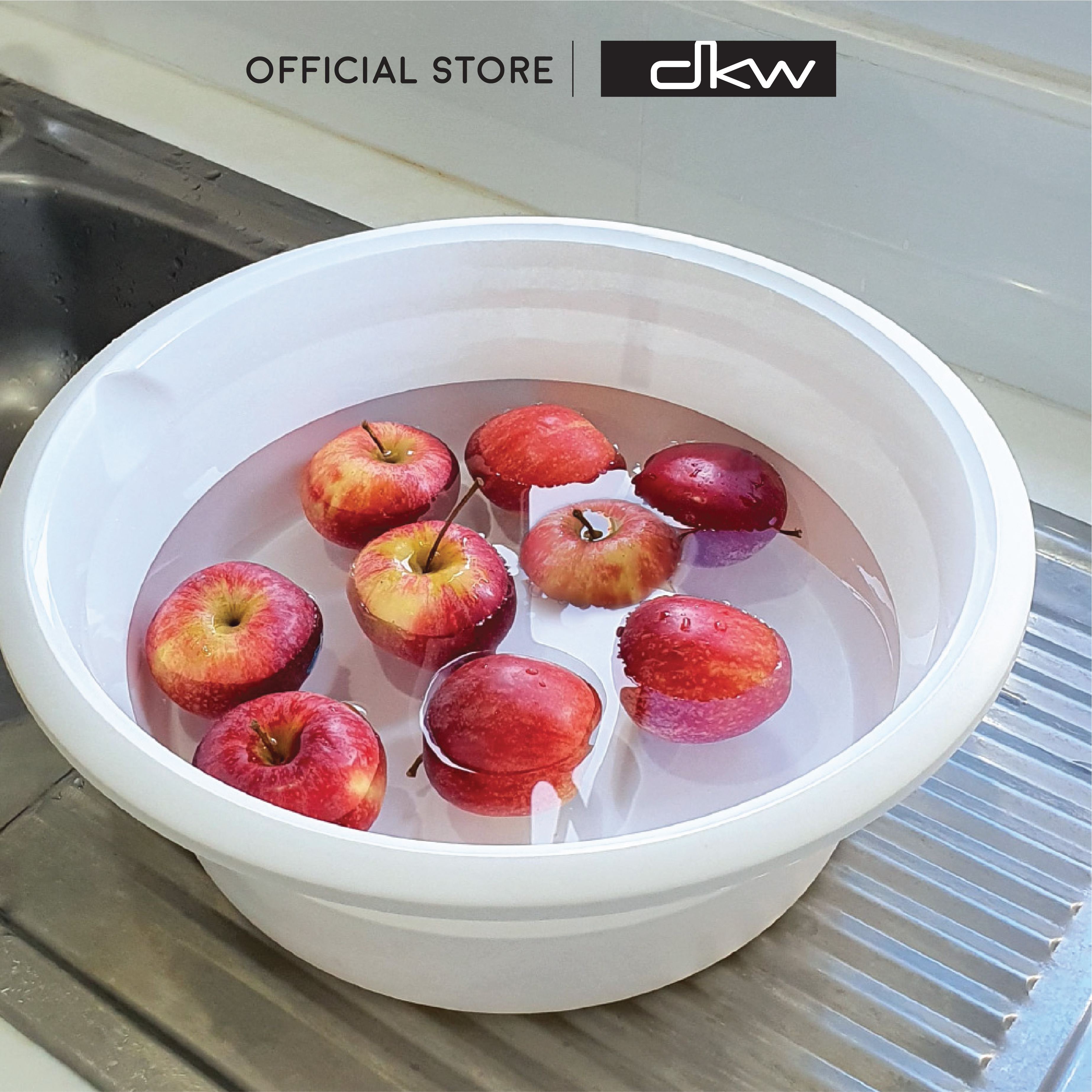 DKW VH-4035 กะละมังพรีเมียม Wash Basin 7.5 ลิตร (มี 2 สี) อ่างแช่เท้า อ่างอาบน้ำแมว อ่างอาบน้ำสัตว์เลี้ยง ราคา 64 บาท*ส่งฟรี