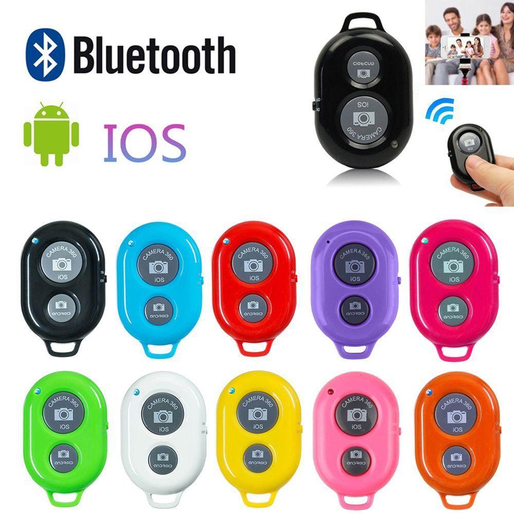 บลูทูธรีโมทคอนโทรล Bluetooth Wireless Phone Camera Shutter Remote Control For Selfie Stick Monopod