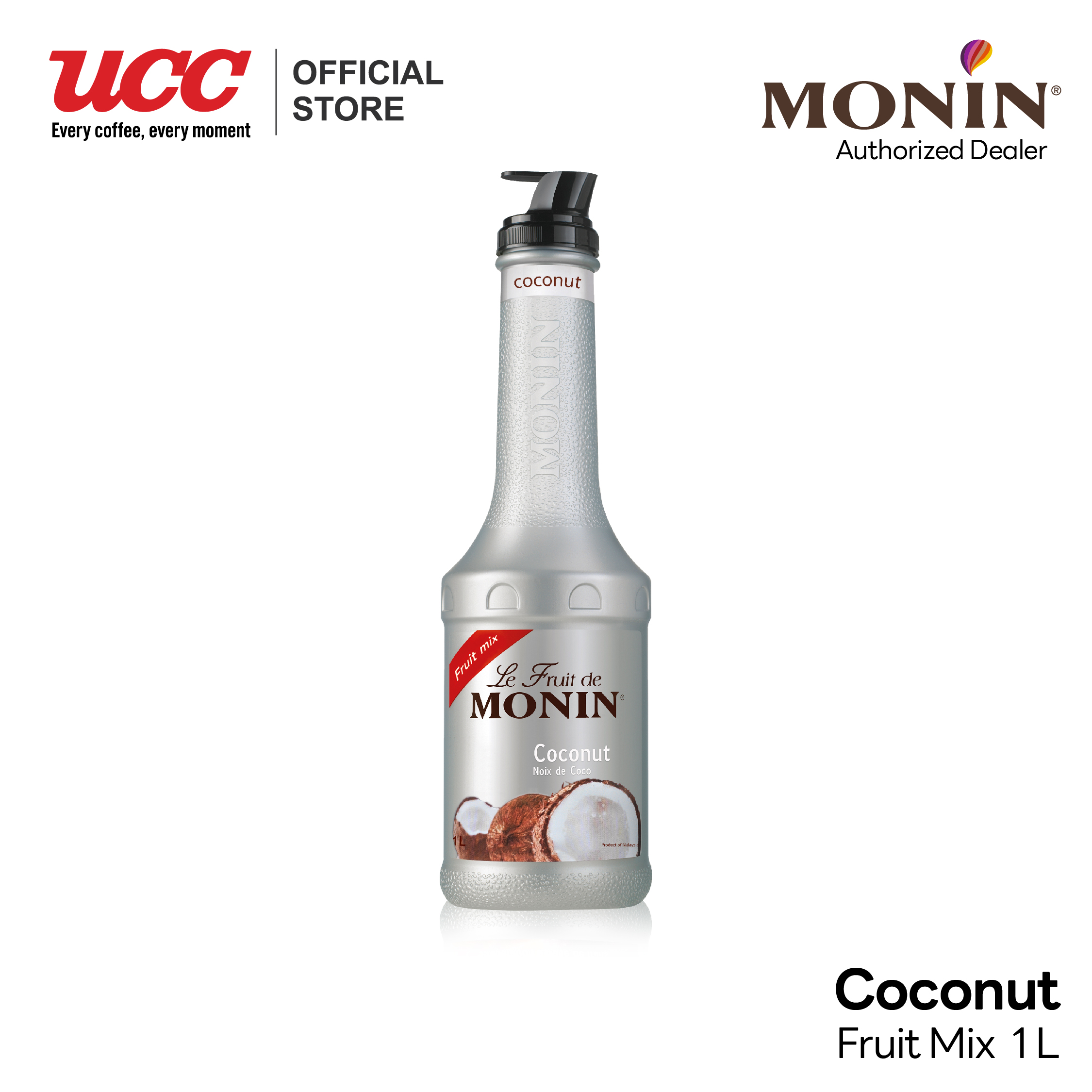 MONIN Coconut Fruit Mix โคโคนัทฟรุ๊ตมิกซ์ 1L. ราคา 650 บาท*ส่งฟรี
