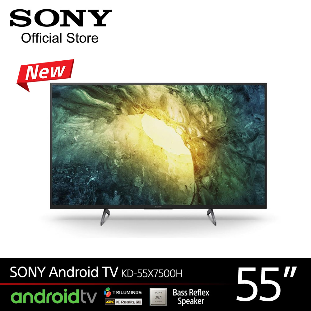 SONY Android TV Series KD-55X7500H 4K Ultra HD | High Dynamic Range
(HDR) | Smart TV