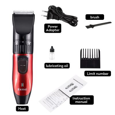 Kemei KM-730 Clipper ผมแบบชาร์จผมเครื่องตัดเครื่องโกนหนวดไฟฟ้าสำหรับผู้ชายเครา Trimmer Professional Hair Trimmer