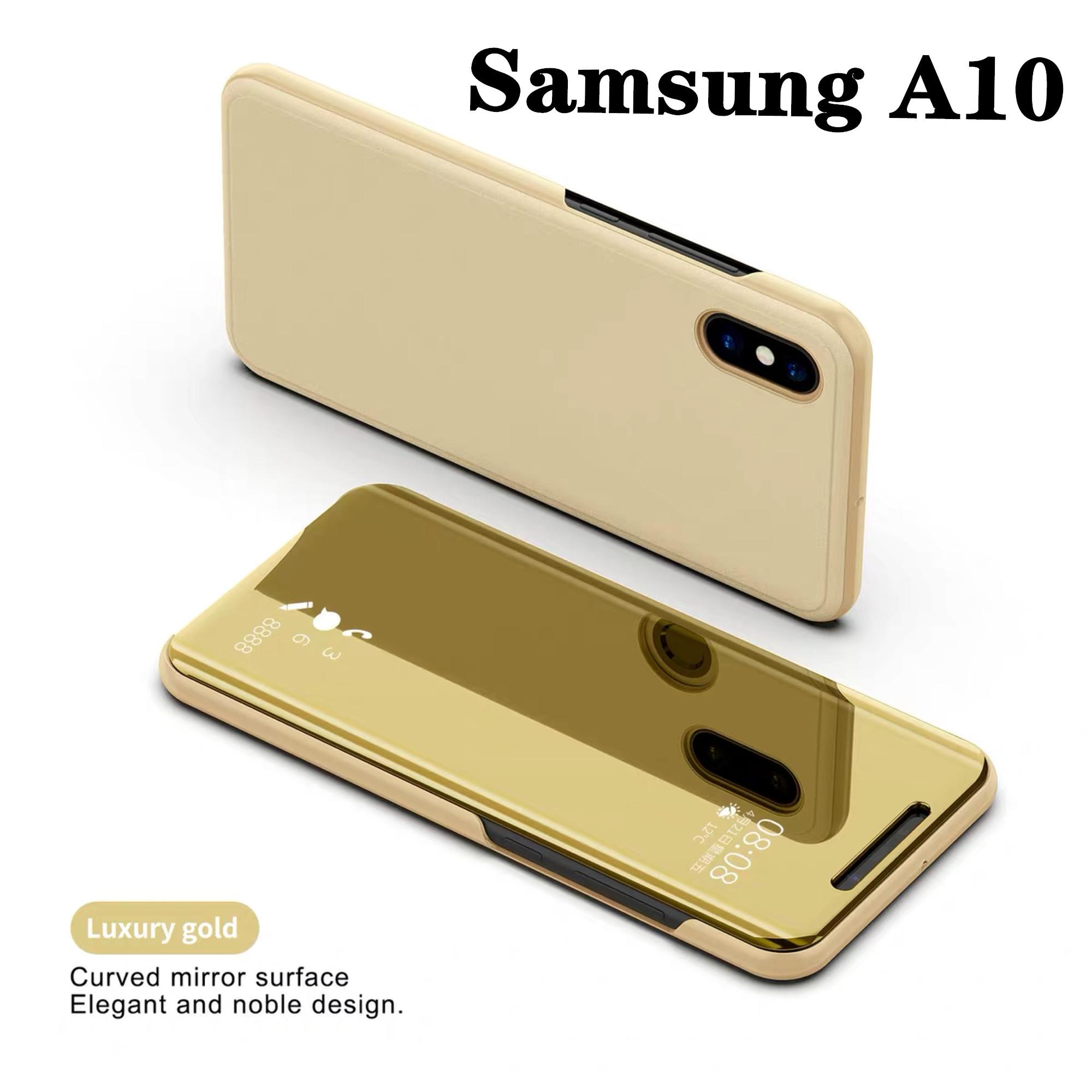 ส่งจากไทย เคสเปิดปิดเงา Samsung galaxy A10 Smart Case เคสฝาเปิดปิดเงา สมาร์ทเคส เคสตั้งได้ ซัมซุงเอ10 เคสมือถือ เคสโทรศัพท์ เคสรุ่นใหม่ เคสกระเป๋า เคสเงา Phone Case