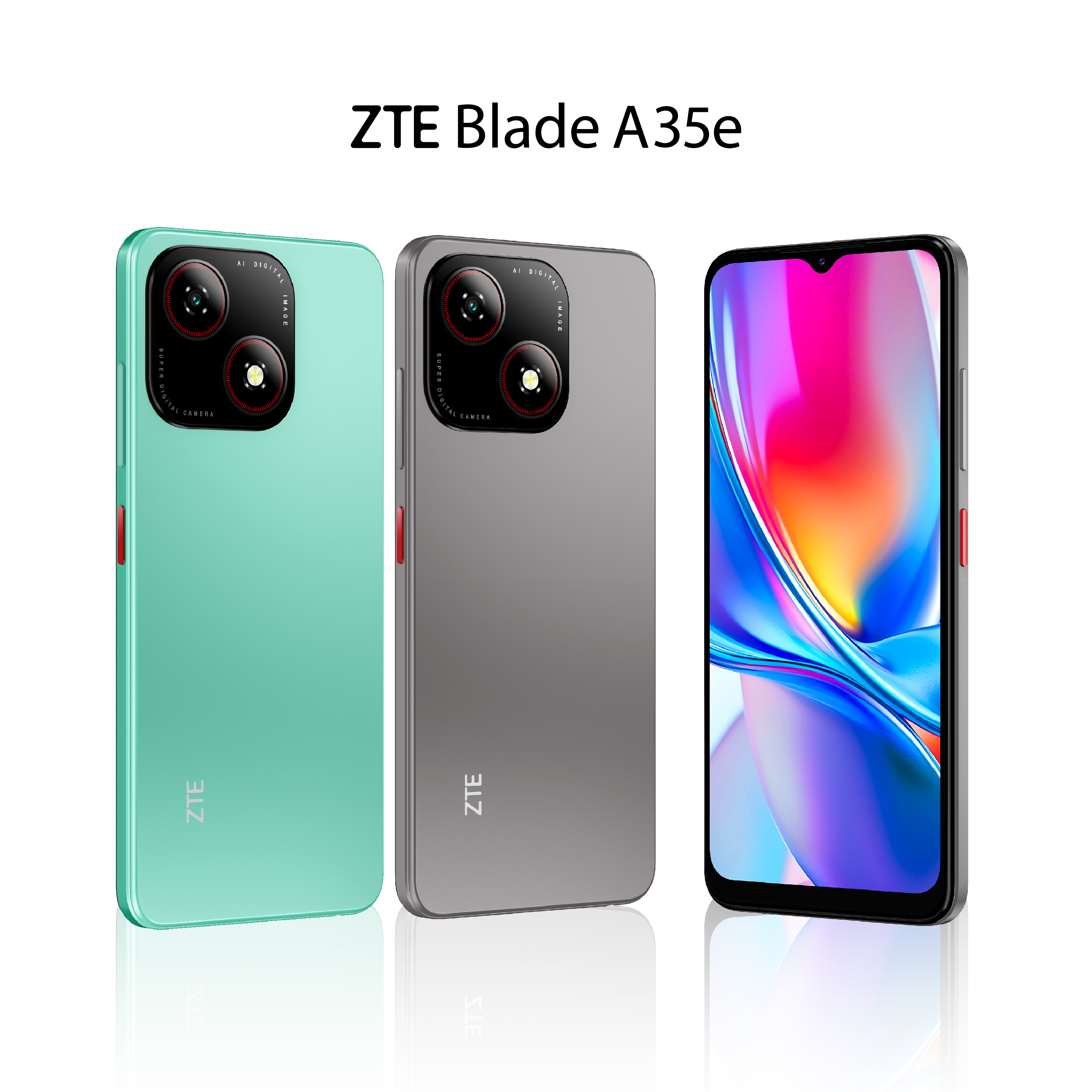 ZTE Blade A35e (2+64GB) - ประกันศูนย์ไทย หน้าจอขนาดใหญ่ 6.52" | แบตเตอรี่อึด 5000mAh | กล้องหน้า5MP ราคา 1,799 บาท*ส่งฟรี