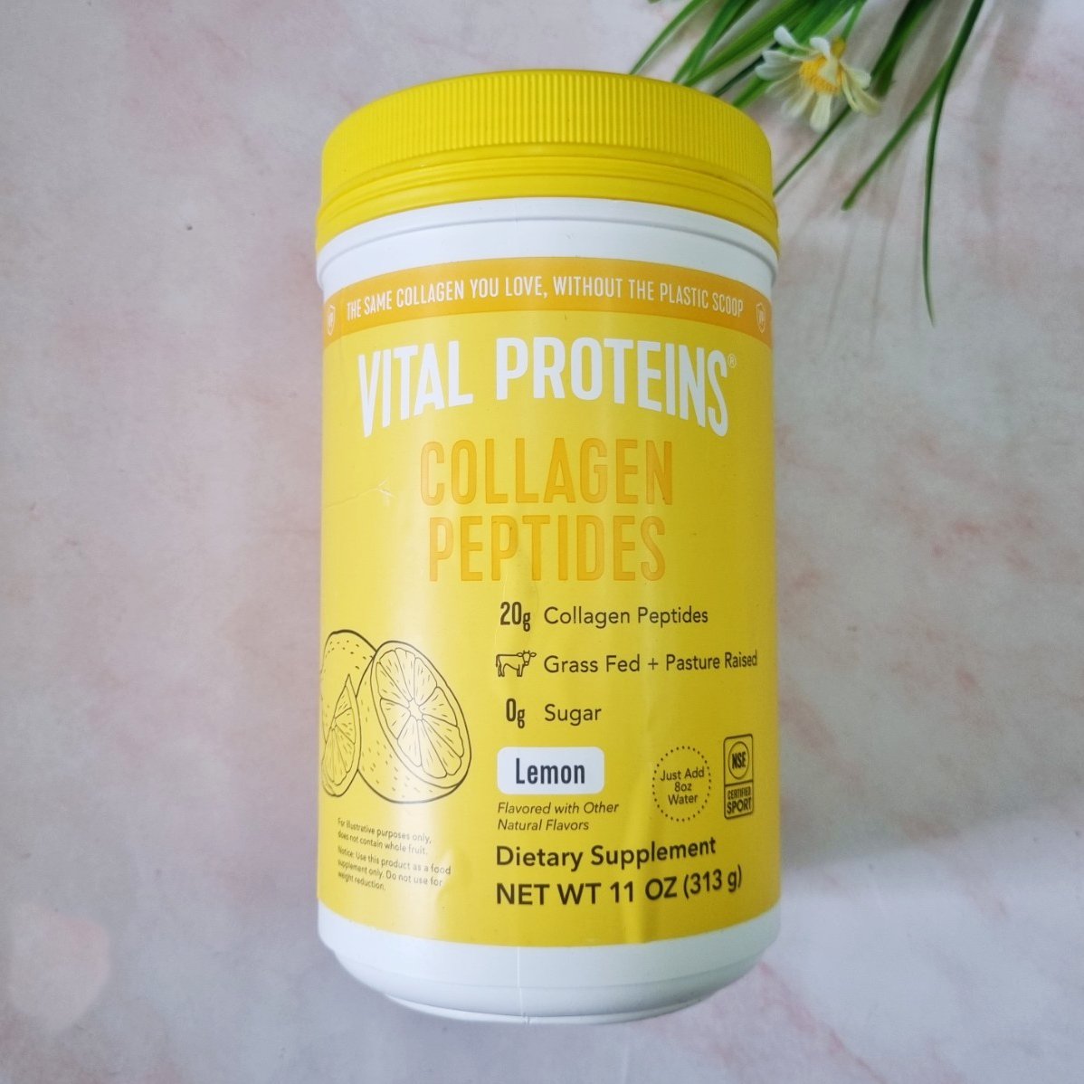 คอลลาเจน เปปไทด์ ชนิดผง Collagen Peptide, Lemon 313 g _ Vital Proteins® ราคา 2,598 บาท*ส่งฟรี
