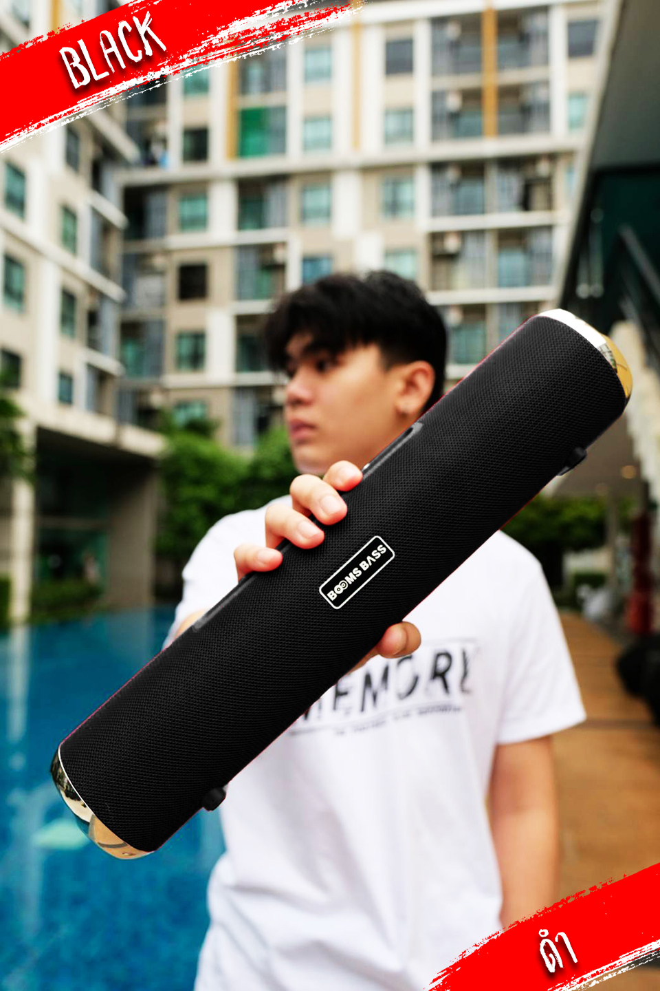 ดูภาพ สุดยอดลำโพงแห่งปี ลำโพงบรูทูธ ซาวด์บาร์ Bluetooth boomsbass L6 เครื่องเสียง ลำโพงบูทูธใหญ่ เบสหนักๆ ตู้ลำโพง TWS สามารถต่อ 2 ตัวได้พร้อมกัน เพิ่มเติม สุดยอดลำโพงแห่งปี ลำโพงบรูทูธ ซาวด์บาร์ Bluetooth boomsbass L6 เครื่องเสียง ลำโพงบูทูธใหญ่ เบสหนักๆ ตู้ลำโพง TWS สามารถต่อ 2 ตัวได้พร้อมกัน