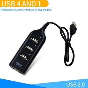 สินค้า HUB 2.0 4 Port Hi-Speed/อุปกรณ์เพิ่มช่องต่อ USB 4 พอร์ต HI SPEED