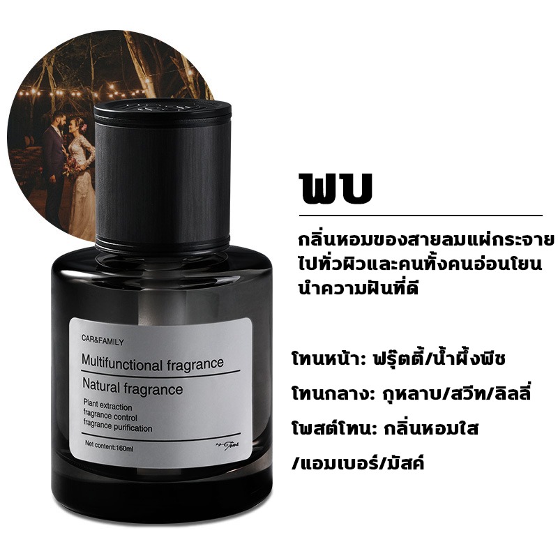 JZ น้ำหอมในรถ น้ำหอมสำหรับห้องแอร์ 160มล น้ำหอมอโรม่า น้ำหอมปรับอากาศ ดับกลิ่นในห้อง น้ำหอมติดรถยนต์ น้ำหอมติดรถ น้ำหอมรถยนต์ น้ำหอมปรับอากาศในรถยนต์ กลิ่นธรรมชาติ หอมอ่อนไม่แสบจมูก หอมนาน