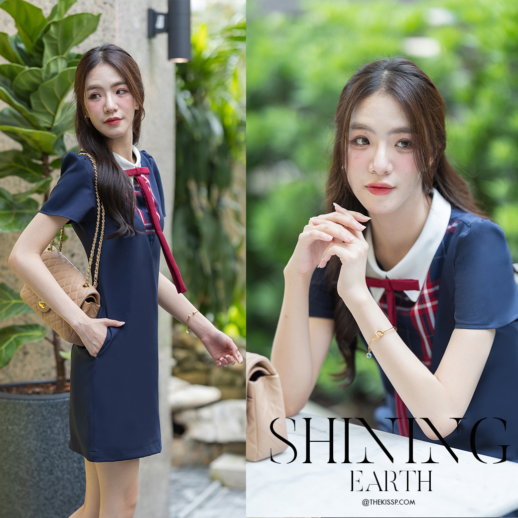 Lazakissp. : Shining on Earth' Dress ราคา 1,050 บาท*ส่งฟรี