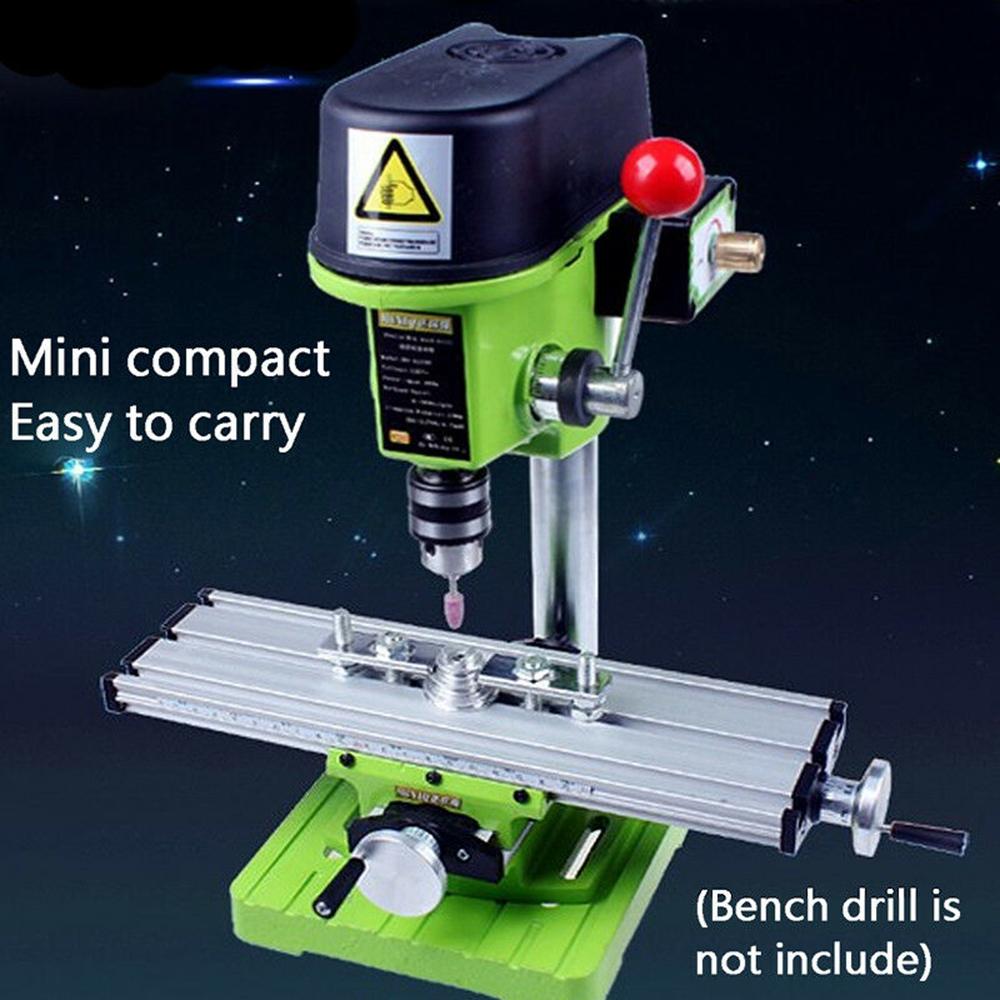 Milling Machine Bench Drill Vise X Y-Axis Adjustment Table Fixture Worktable.