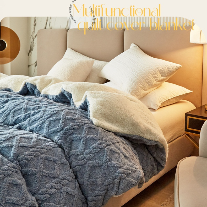 Fleece sofa blanket, small blanket, four seasons sofa towel, comfort, warmth, sofa blanket, sherpa fabric ราคา 1,384 บาท*ส่งฟรี