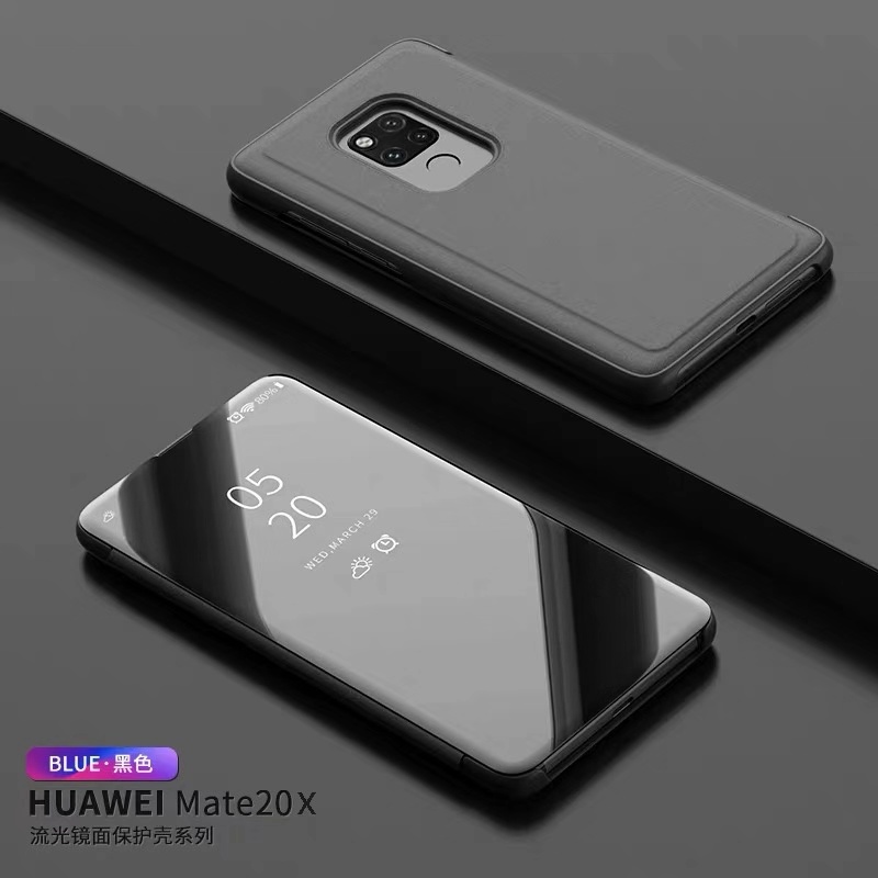 [ส่งจากไทย] เคสเปิดปิดเงา Case Huawei Mate 20X Smart Case เคสฝาเปิดปิดเงา สมาร์ทเคส เคสหัวเว่ย mate20 x เคสมือถือ เคสโทรศัพท์ เคสรุ่นใหม่ เคสกระเป๋า เคสเงา