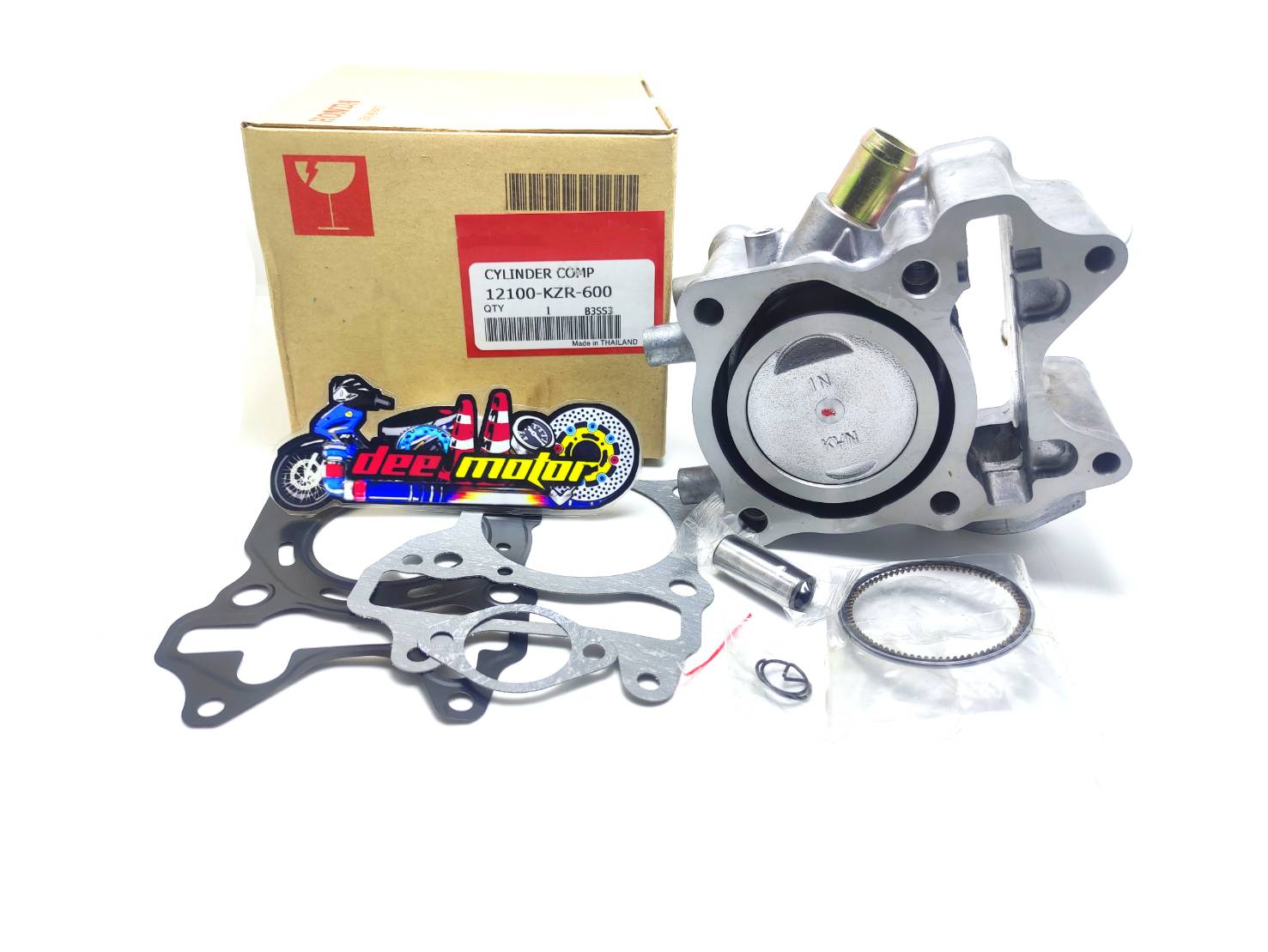 เสื้อสูบ พร้อมลูกสูบแหวน ปะเก็นสลักครบ HONDA คลิก-125i click-125i ตั้งแต่ปี2012-2020 ทุกรุ่น KZR-600 ราคา 829 บาท*ส่งฟรี