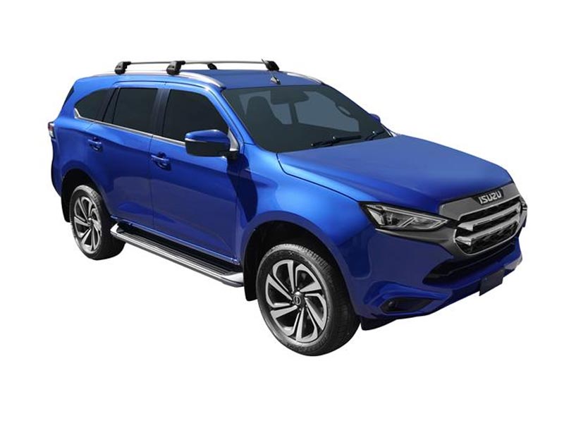 แร็คหลังคา Isuzu Mu x 21 yakima cross bar ชุดคานขางตรงรุ่น ราคา 8,900 บาท*ส่งฟรี