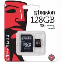 ภาพขนาดย่อของสินค้าพร้อมส่งKingston Memory Card Micro SD SDHC 128 GB Class 10 คิงส์ตัน เมมโมรี่การ์ด 128 GB Kingston