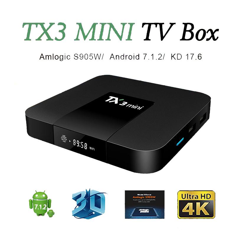 การใช้งาน  ลำปาง Android TV Box TX3 Mini กล่องแอนดรอย ดูหนังฟังเพลง พร้อมแอพพริเคชั่นมากมาย Android 7.1 Ram 2GB/16GB