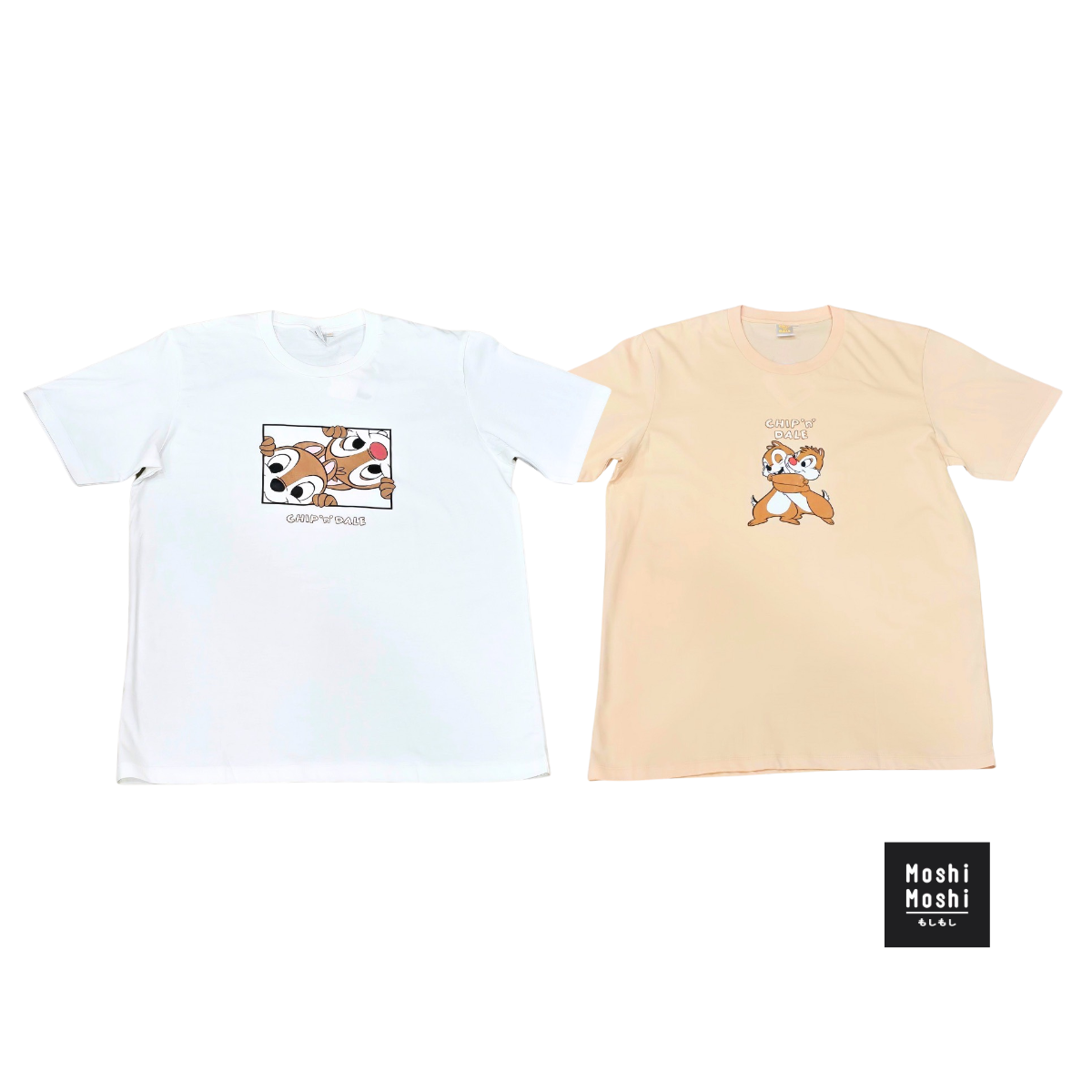 Moshi Moshi เสื้อยืดคอกลม ลาย Chip 'n Dale ลิขสิทธิ์แท้จาก Disney รุ่น 6100004957-4964 ราคา 299 บาท*ส่งฟรี