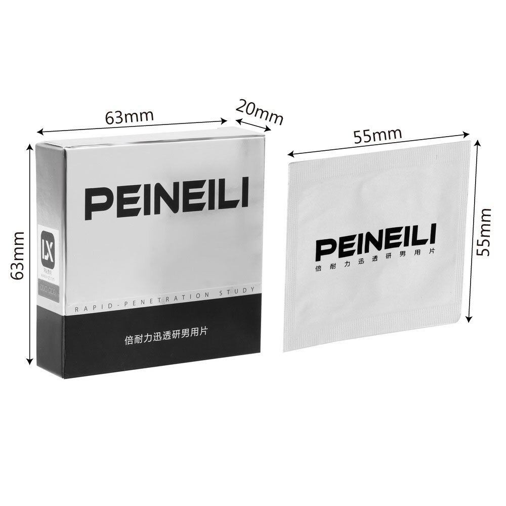 ภาพประกอบคำอธิบาย 🔥ส่งทุกวัน🔥แผ่นเช็ด PEINEILI ชะลอ อึด ทน สำหรับผู้ชาย 1กล่อง/12แผ่น อึดนาน พร้อมส่ง ส่งเร็ว