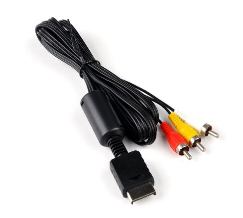 รูปภาพรายละเอียดของ สาย AV PS1 PS2 PS3 Audio Video AV Cable Cord Wire to 3 RCA TV Lead for Sony Playstation PS1 PS2 PS3