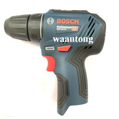 Bosch สว่านไร้สาย 12V รุ่น GSR 12V-30 SOLO (เฉพาะเครื่องเปล่า ไม่แถมแบต และที่ชาร์จ)