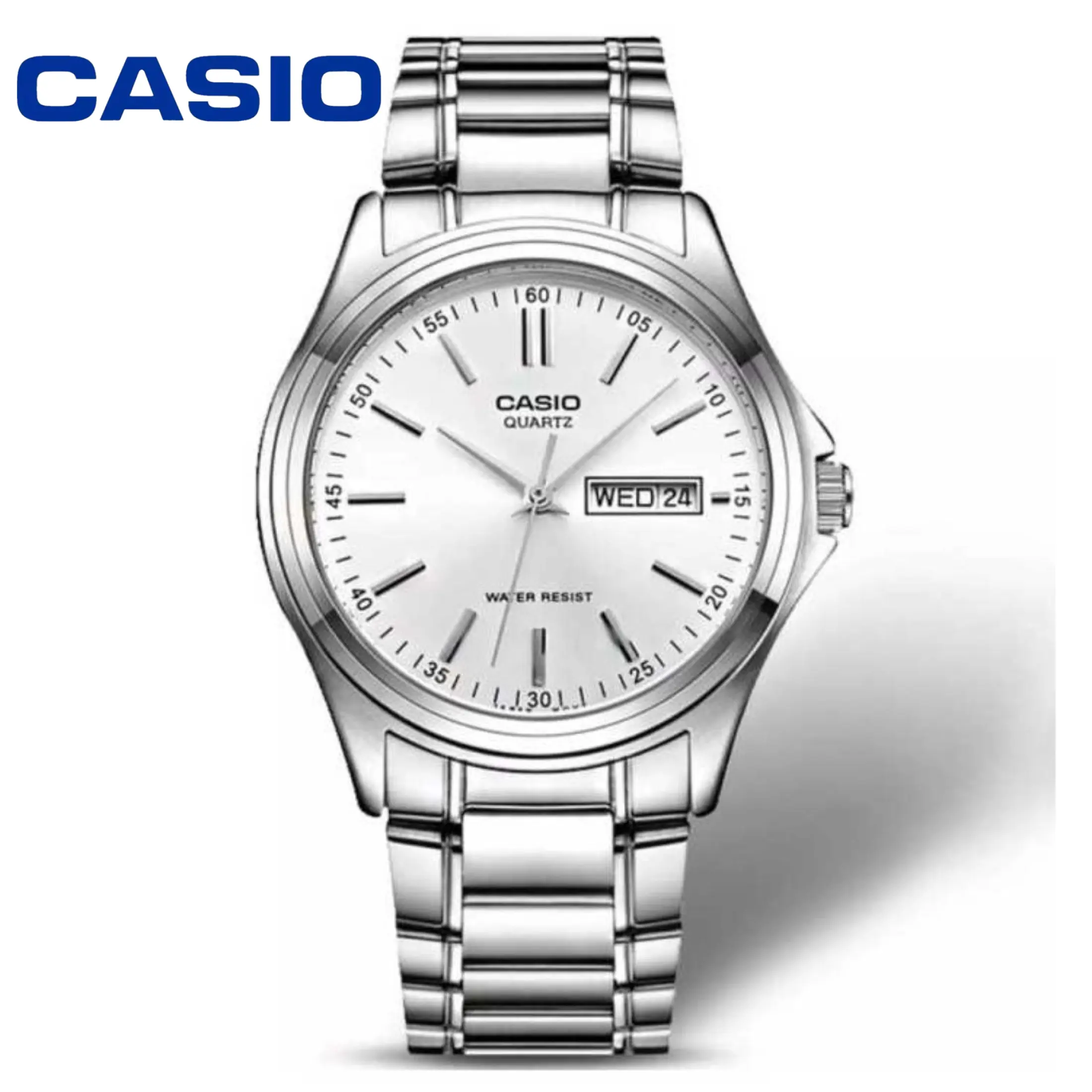ภาพประกอบของ Casio Stancdard รุ่น MTP-1239D-7ADF นาฬิกาผู้ชายสายแสตนเลส หน้าปัดสีเงิน มั่นใจ ของแท้100% รับประกันศูนย์ 1 ปี