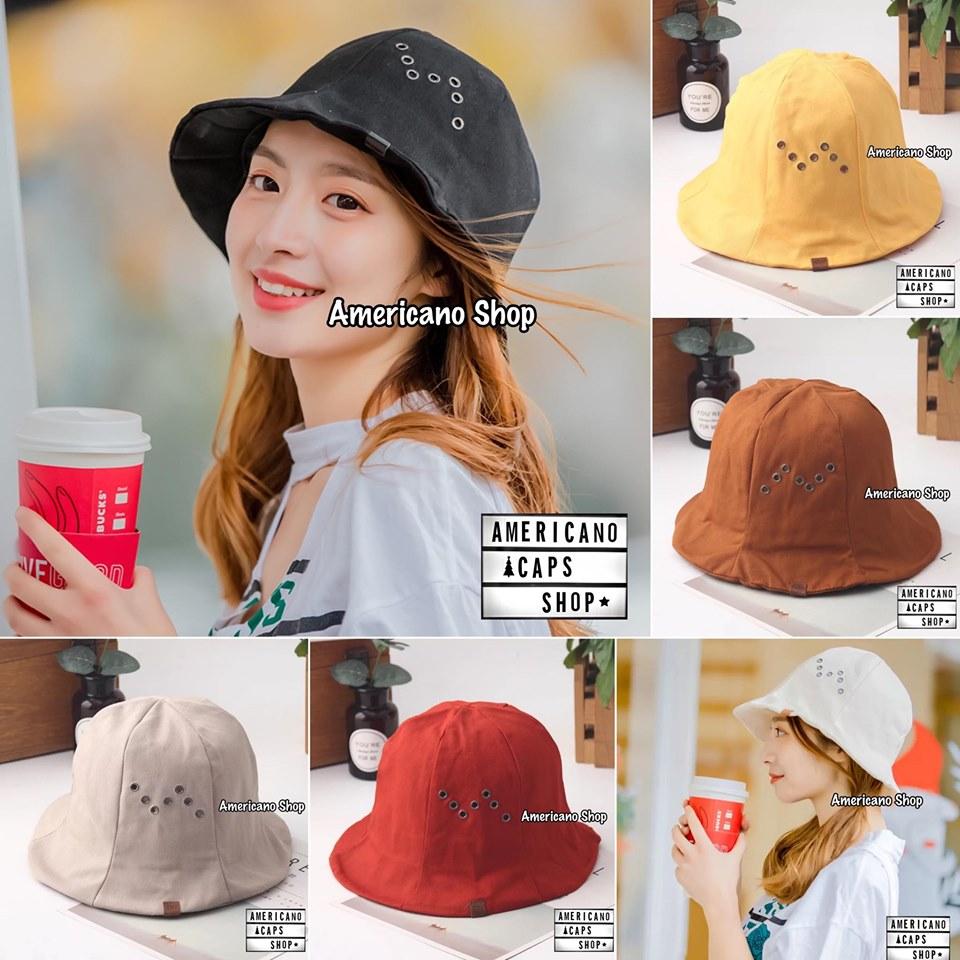 หมวกบักเก็ต Bucket หมวกปีกรอบ หมวกแฟชั่นเกาหลี ถ่ายจากสินค้าจริง คุณภาพ 100%