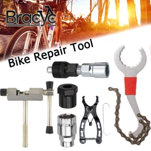 ภาพหน้าปกสินค้าVickmiu Bicycle chain c จักรยาน Mool Repair ชุดเครื่องมือ Chain Breaker Crank Wheel Extractor ขี่จักรยานกลางแจ้ง Pedal Remover P จักรยาน Tools ที่เกี่ยวข้อง