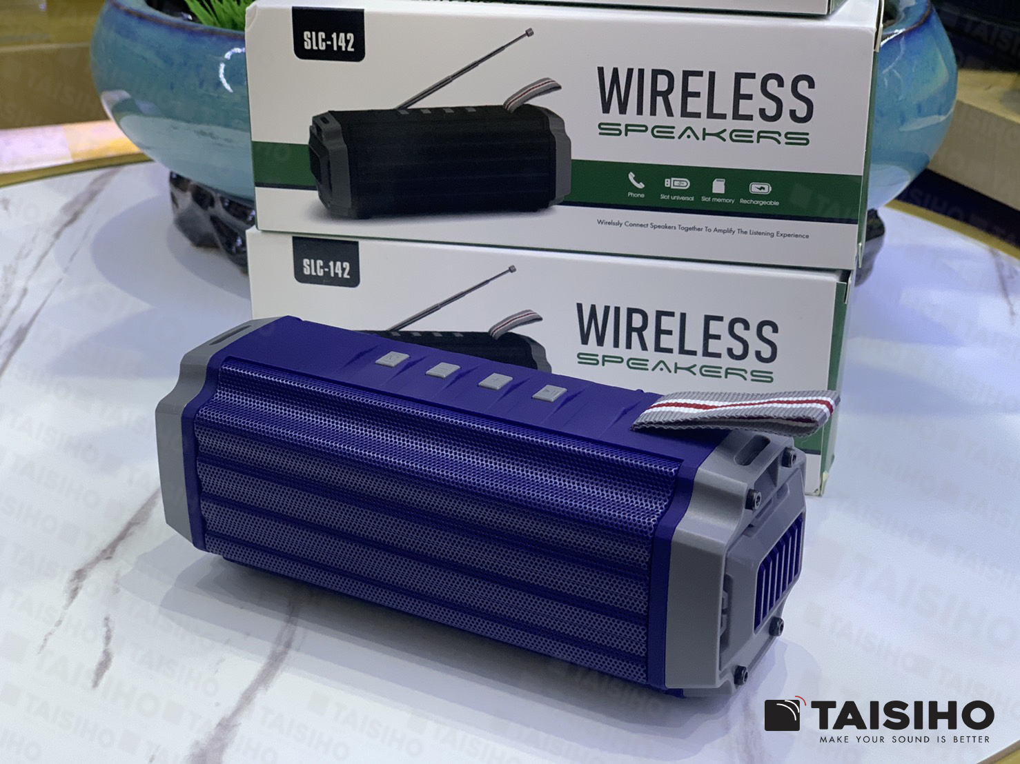 ดูภาพ ลำโพง บลูทูธSLC-142, wireless, FM, TFcard, เสียงดี เบสหนัก พกพาสะดวก เพิ่มเติม ลำโพง บลูทูธSLC-142, wireless, FM, TFcard, เสียงดี เบสหนัก พกพาสะดวก