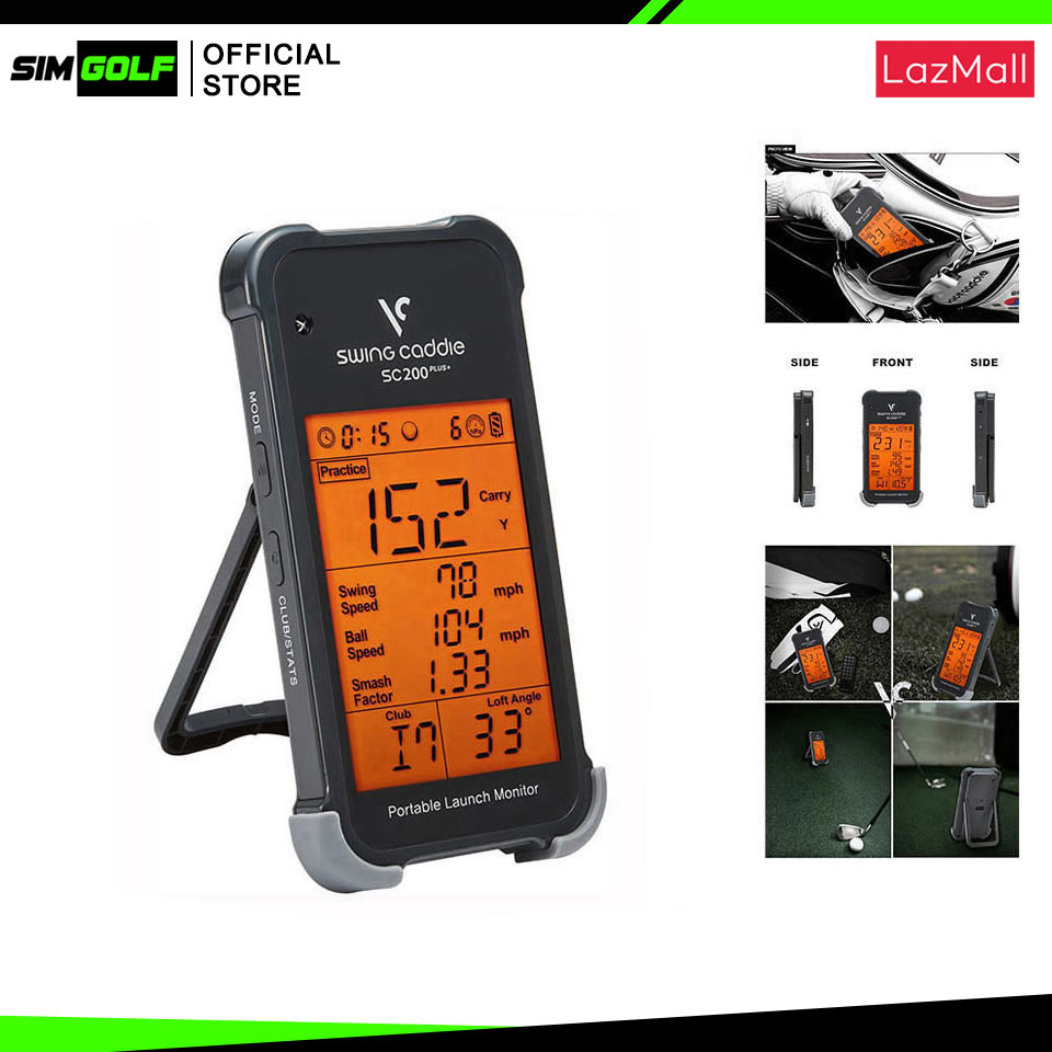 SC200 PLUS+ Launch Monitor วิเคราะห์วงสวิง แบบพกพาที่ให้ข้อมูลครบถ้วน แม่นยำ | Swing caddie | SIM GOLF ราคา 9,900 บาท*ส่งฟรี