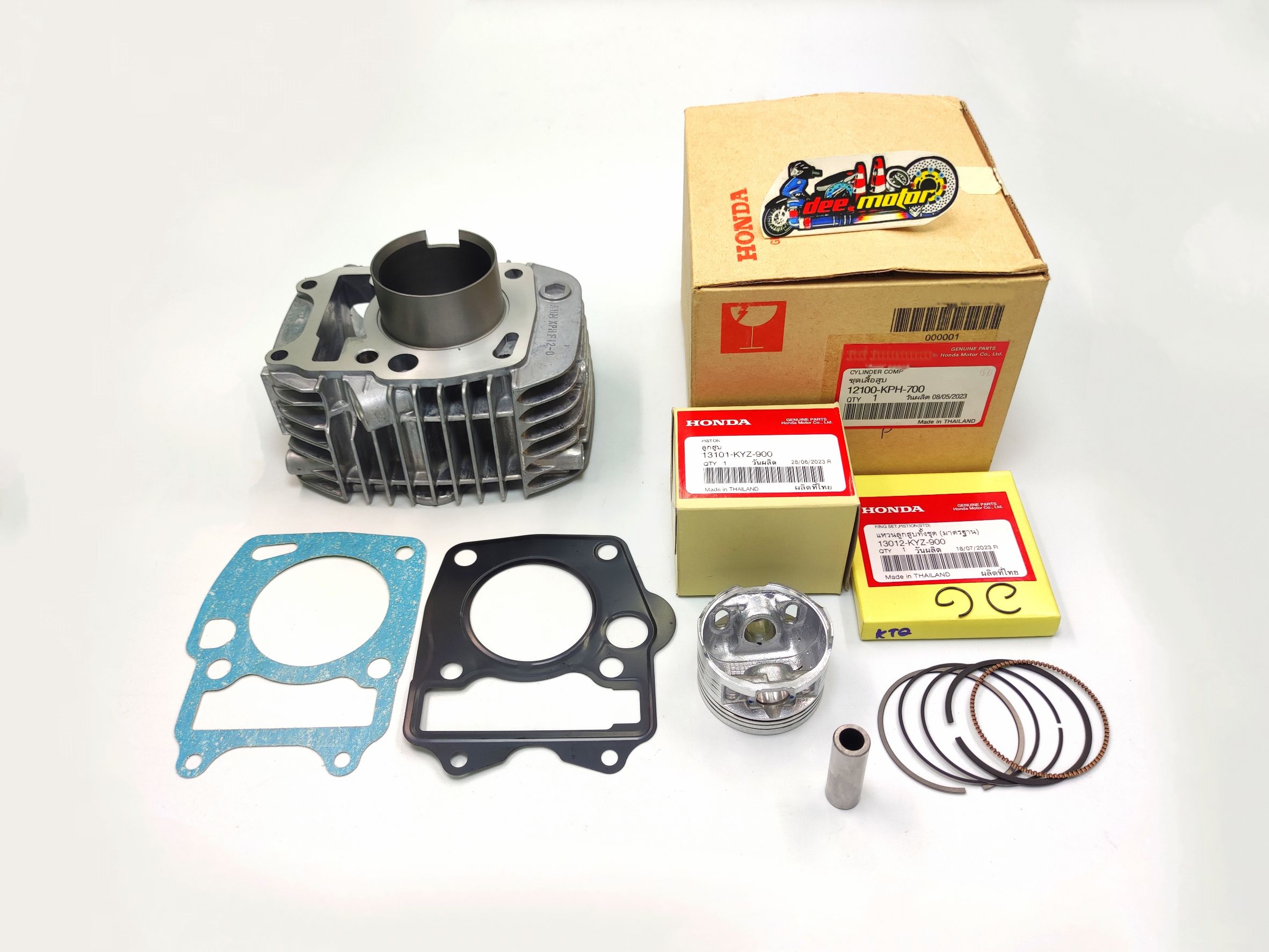 Honda genuine pistonring +cylinder oem factory wave125i wave 125i model 2005-2011 code VSS + KPH-700 ราคา 1,047 บาท*ส่งฟรี