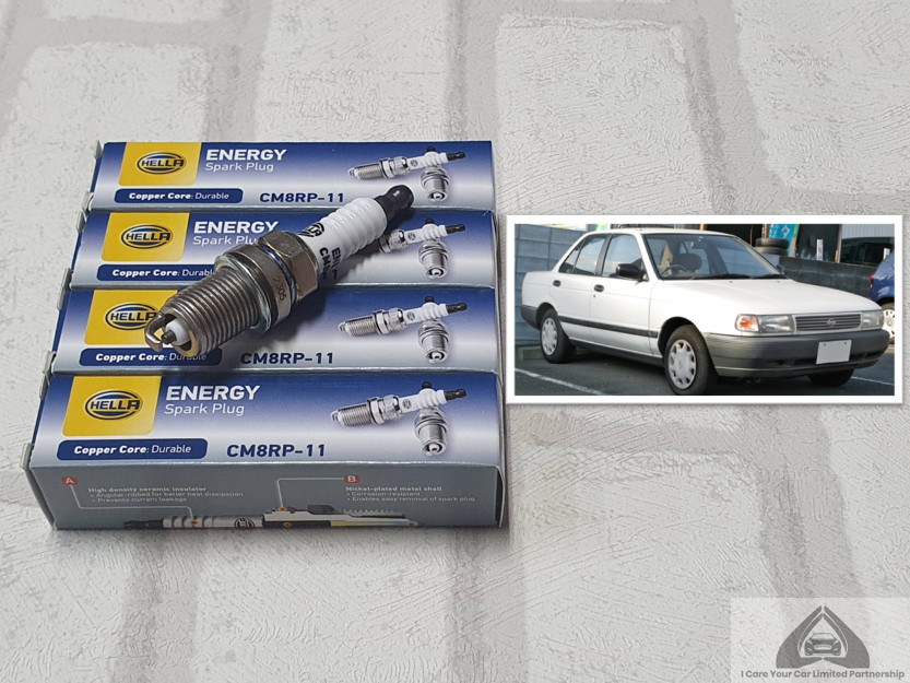 หัวเทียน Nissan Sunny B13 ( 1990 - 1994 ) ขั้วนิคเกิ้ล ชุด 4 หัว : Hella CM8RP-11 ราคา 220 บาท*ส่งฟรี