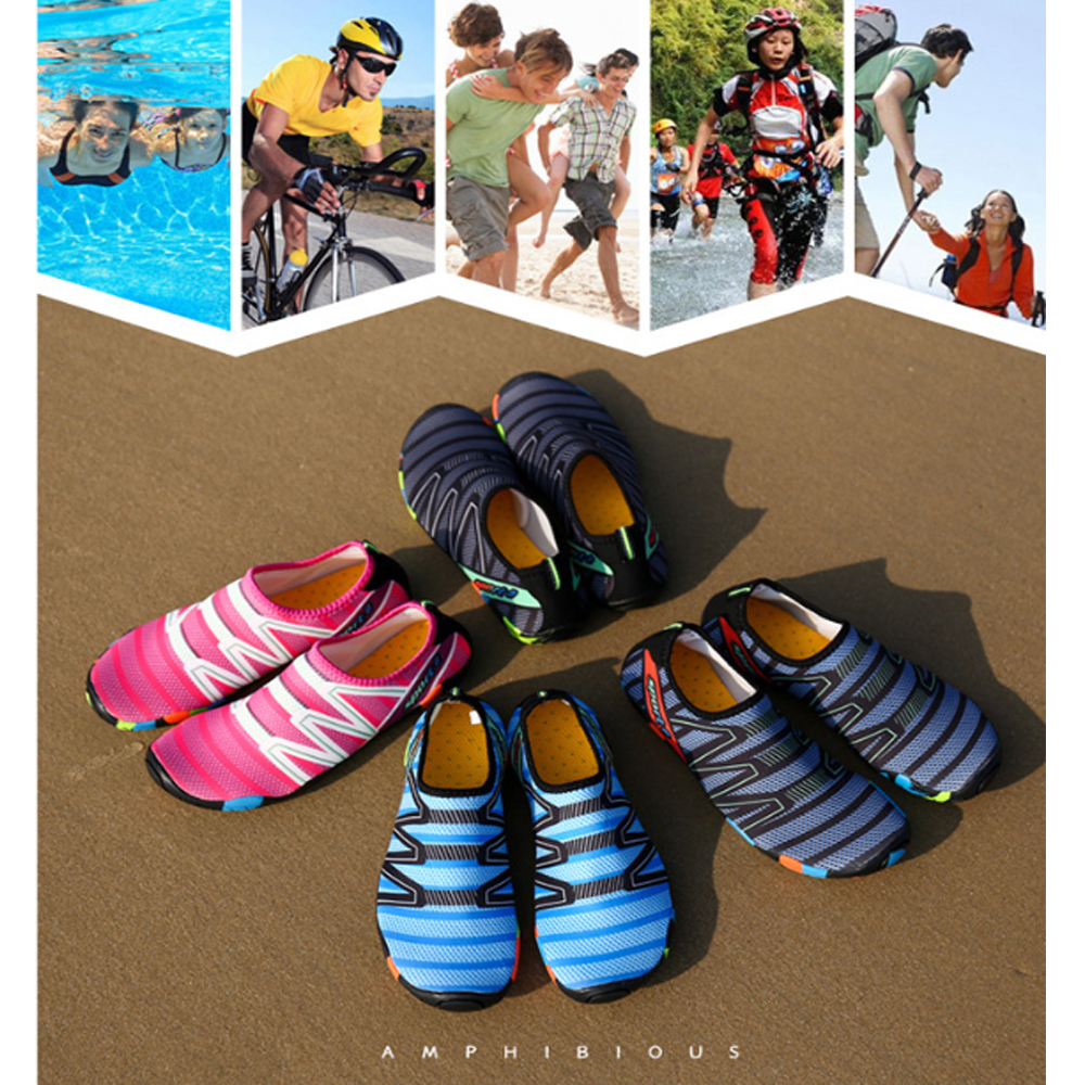 ภาพประกอบคำอธิบาย รองเท้าดำน้ำ Quick - drying รองเท้าเดินชายหาด รองเท้าว่ายน้ำ นำ้หนักเบา ลุยน้ำได้สบาย แห้งเร็ว จำนวน 1 คู่