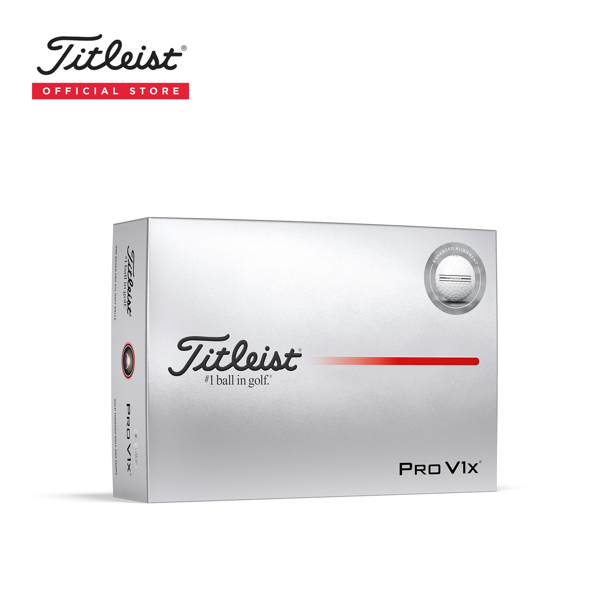 2025 Titleist Pro V1x® Golf Balls Enhanced Alignment [NEW] ราคา 2,120 บาท*ส่งฟรี