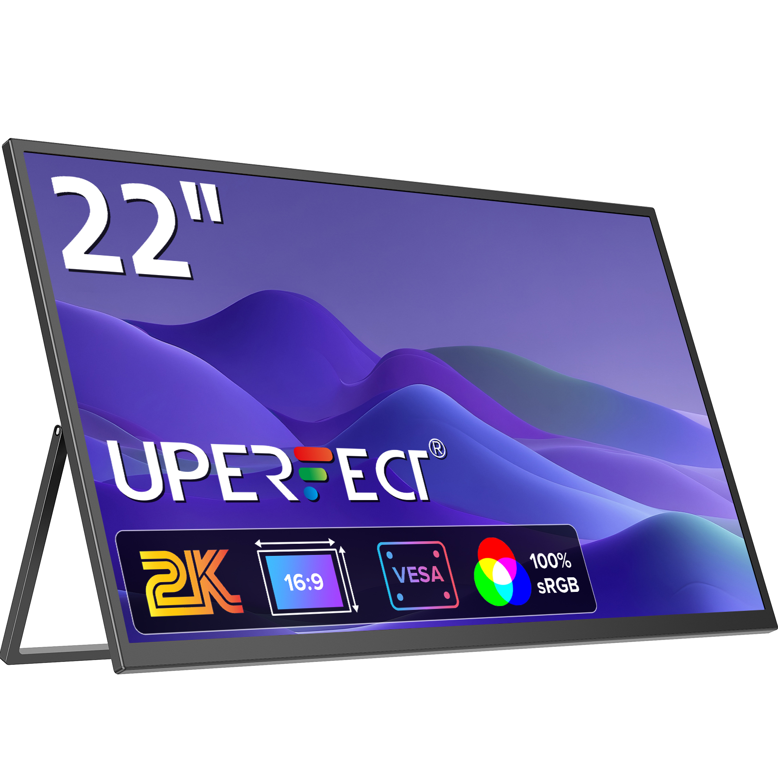 Uperfect UMAX 22 inch monitor 1440p 2K computer display external screen with stand 60Hz ราคา 6,999 บาท*ส่งฟรี