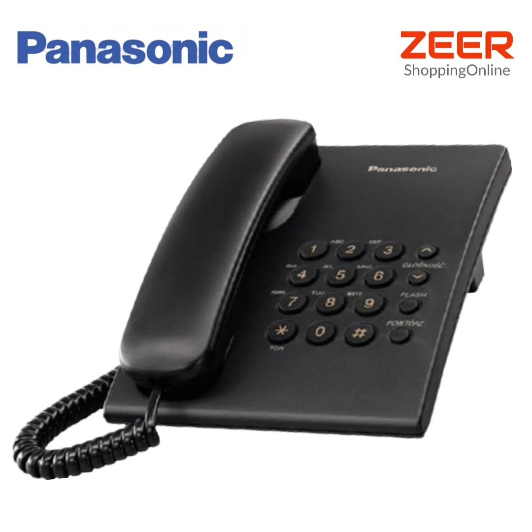 โทรศัพท์ Panasonic KX-TS500MX? โทรศัพท์ระบบสายเดี่ยว ใช้งานง่ายและสะดวก ?ปรับระดับเสียงกริ่งได้