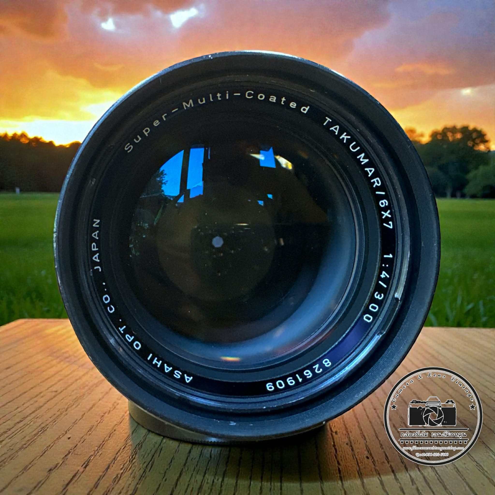 Super-Multi-Coated Takumar Lens /6*7 300Mm.F4 for Pentax 6*7 Pentax 6*7 Mount ราคา 5,990 บาท*ส่งฟรี