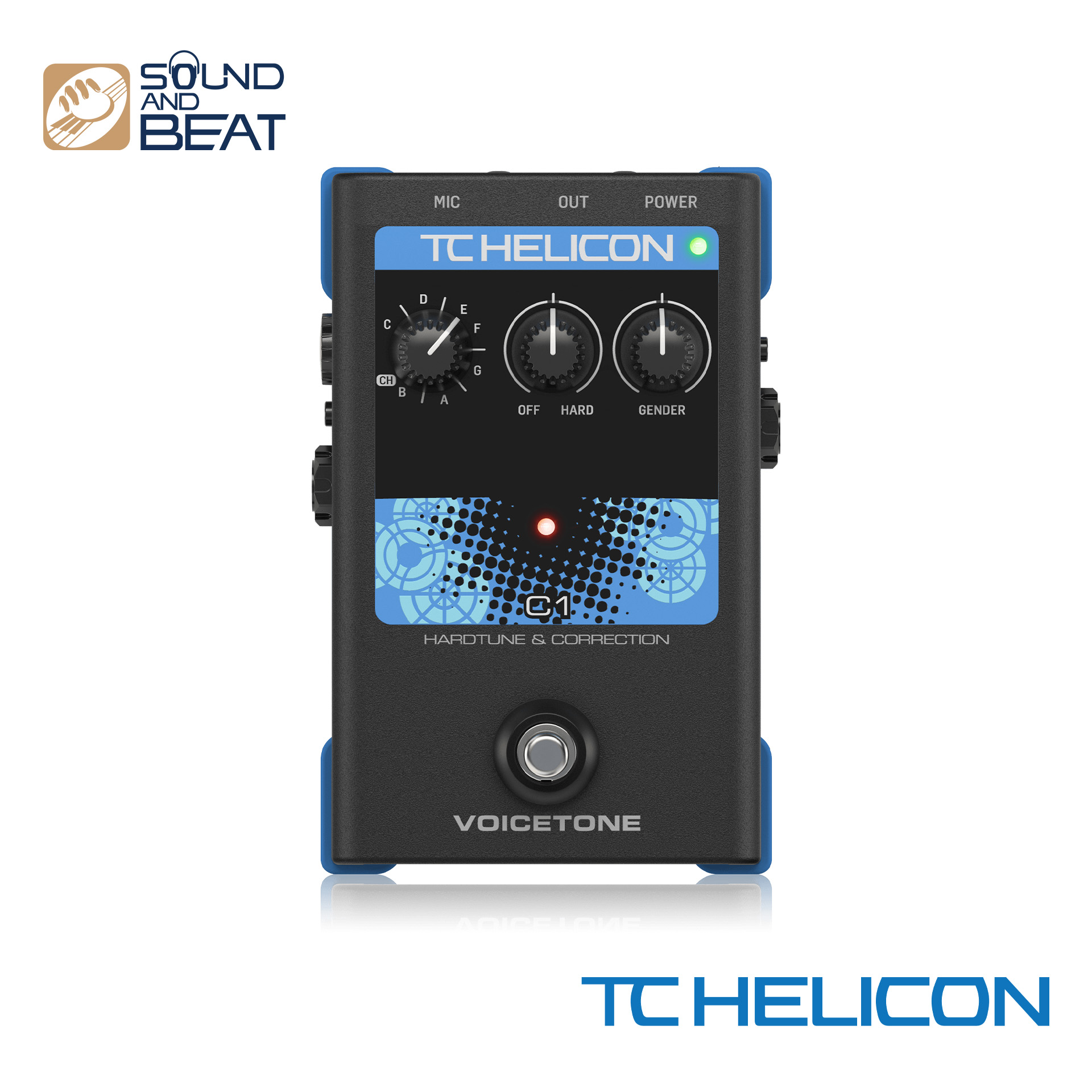 Tc Helicon Voicetone C1 Vocal Effects Processor ราคา 6,800 บาท*ส่งฟรี