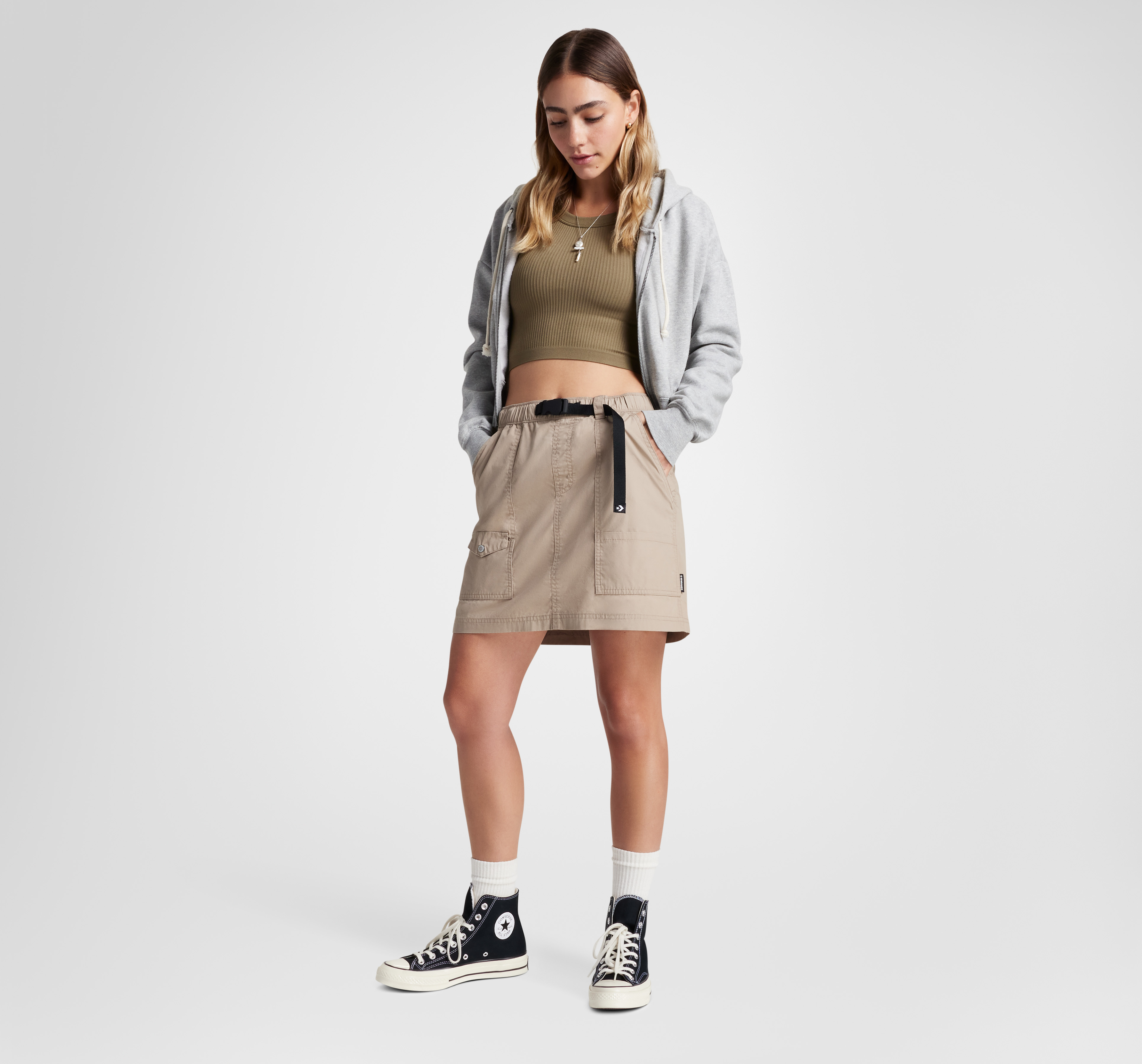 CONVERSE กระโปรง HARBOR MINI SKIRT BROWN ผู้หญิง 1427619AF_S5BRXX ราคา 1,791 บาท*ส่งฟรี