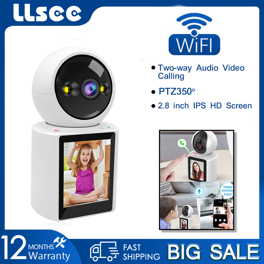 LLSEE 1080HD Bidirectional Video Wireless CCTV WIFI Camera One Click Video Call Indoor Home Automatic Tracking Baby Monitoring Camera 360 ราคา 380 บาท*ส่งฟรี