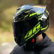 ภาพขนาดย่อของสินค้าหมวกกันน็อครถจักรยานยนต์ helmet motorcycle helmet rally male personality fresh locomotive road safety