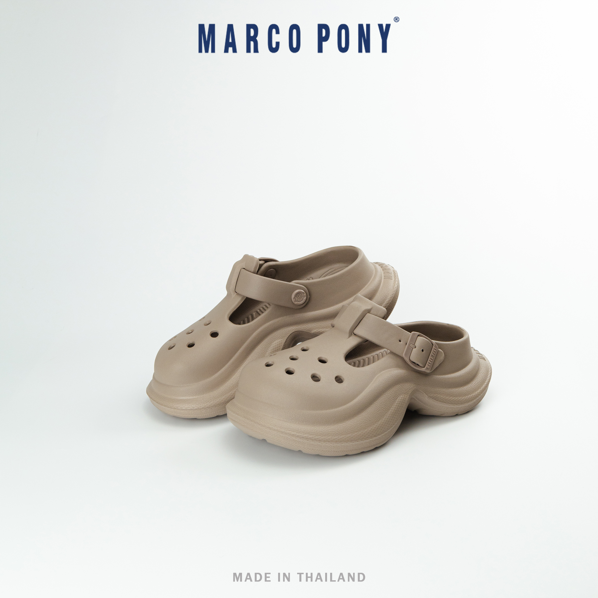 Marco Pony Sandals, Women's Sandals, Shoes with Big Toes, Go up in Height, Very High, Comfortable to Wear, Anti-Slip, Mh9034 ราคา 129 บาท*ส่งฟรี