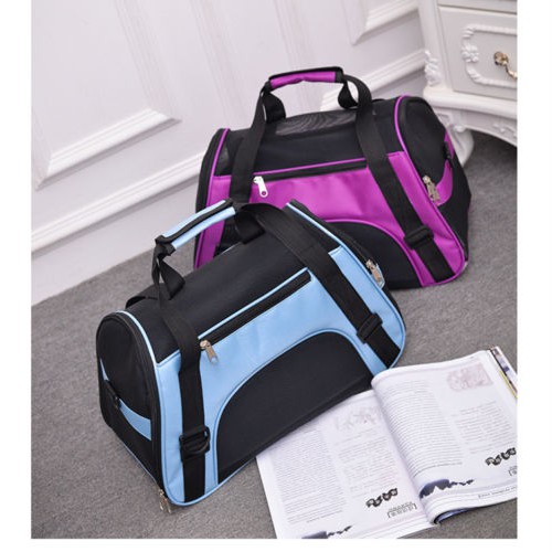 Dog Cat Travel Bag Carrier House Kennel Cage Tote