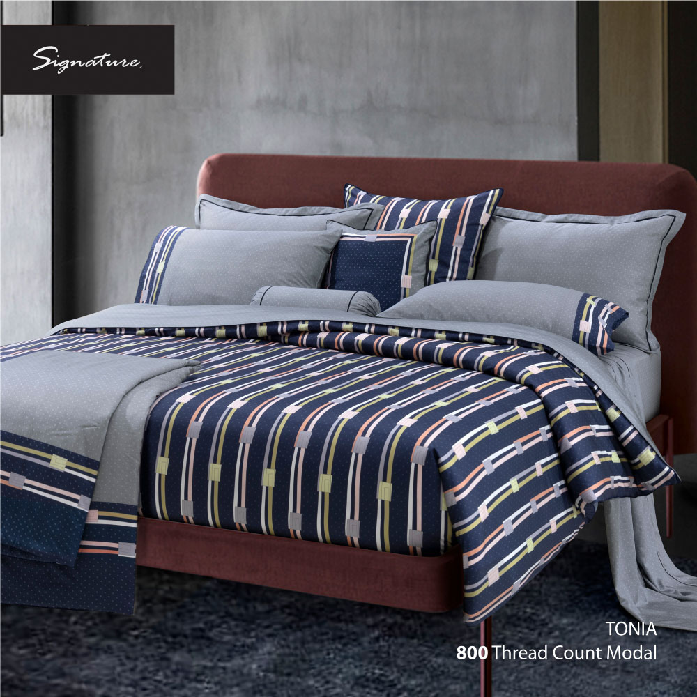 SANTAS HOME TONIA NAVY DUVET COVER ราคา 8,575 บาท*ส่งฟรี