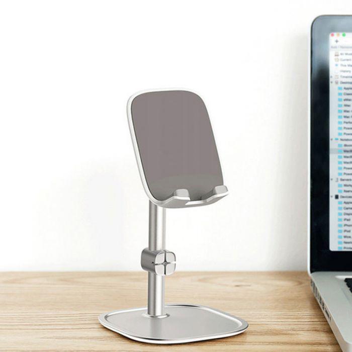 Baseus แท่นวางมือถือแบบโลหะ Metal Mobile Phone Stand Holder SUWY-0S ที่วางมือถือตั้งโต๊ะแบบปรับได้ 35°