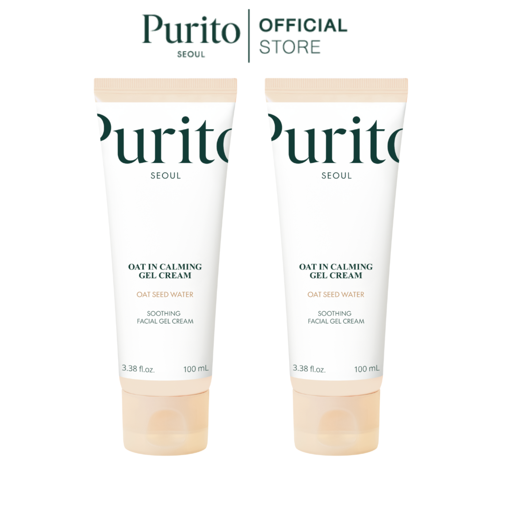[1 Free 1]Purito Seoul Oat in Calming Gel Cream 100 Ml. Oat Calming Gel Cream ราคา 1,580 บาท*ส่งฟรี