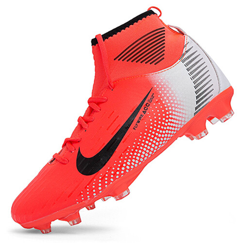 ส่งจากกรุงเทพ Nike Phantom Vision ผู้ชายรองเท้าฟุตบอลกลางแจ้ง FG รองเท้าฟุตบอลแหลมรองเท้าฟุตบอล